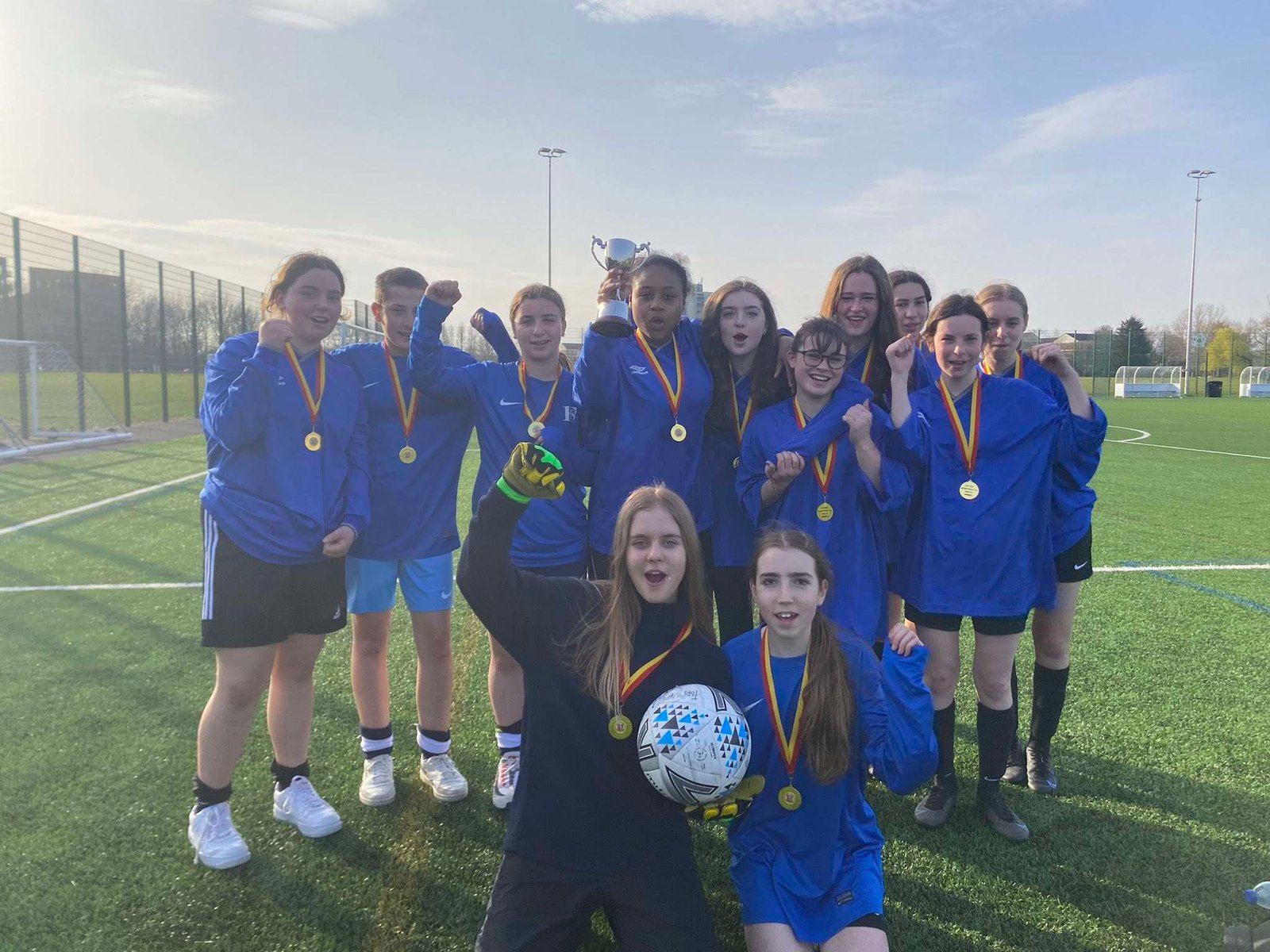 Fortismere U15 Girls - Middlesex Schools' FA Rachel Yankey Cup Winners 2021-22