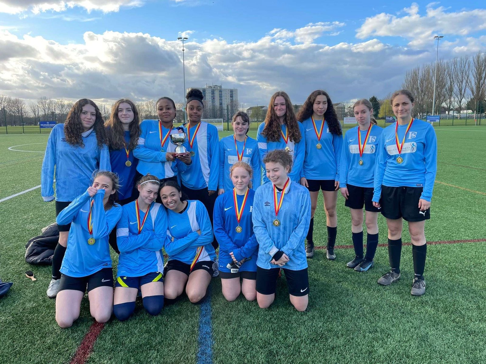 Fortismere U16 Girls - Middlesex Schools FA Janet Palmer Bowl Winners 2021-22
