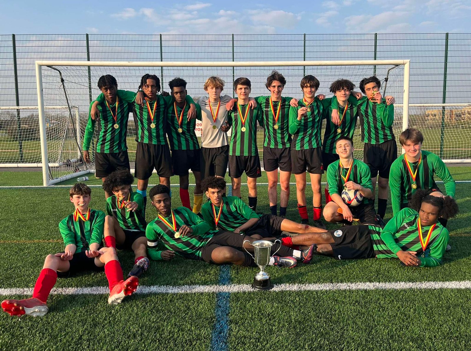 Queens Park Community School - Middlesex Schools' FA Moncaster Cup Winners 2021-22